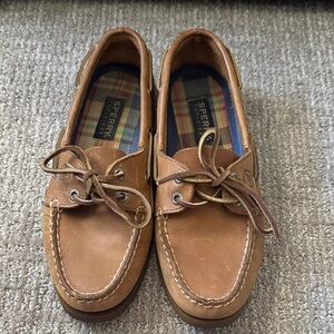 Sperry Women's Brown Leather Boat Shoes